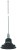 Hustler IC100 42 Inch Base Load Magnet Mount CB Antenna