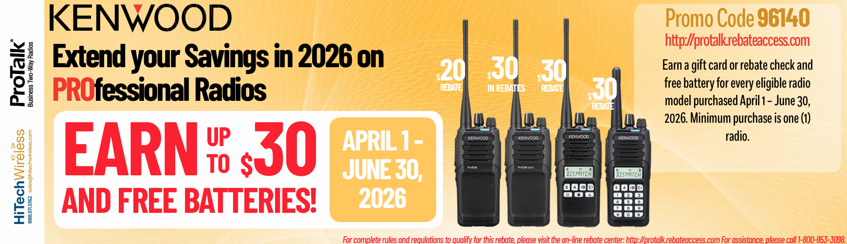 Kenwood Rebate 96140